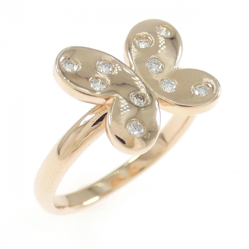 Nhẫn kim cương bướm K18PG 0.13CT - Hàng hiệu Authentic 853885