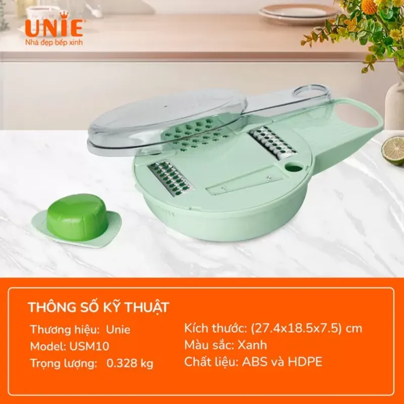 Bộ dụng cụ cắt thái rau củ đa năng Unie USM10 1043992