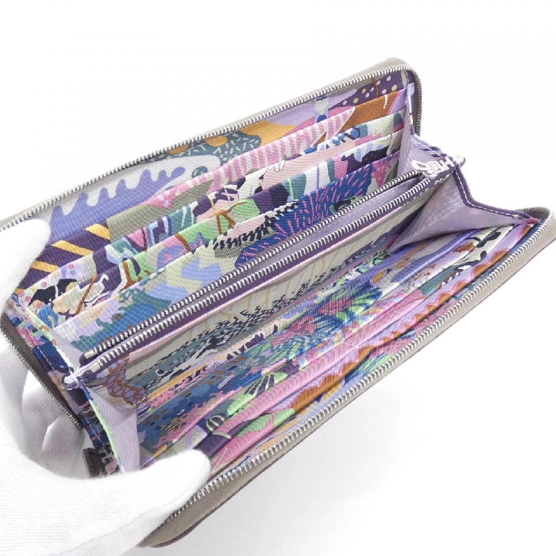 Ví da Hermes EN LIBERTE Silk In Classic 084387CK 620335