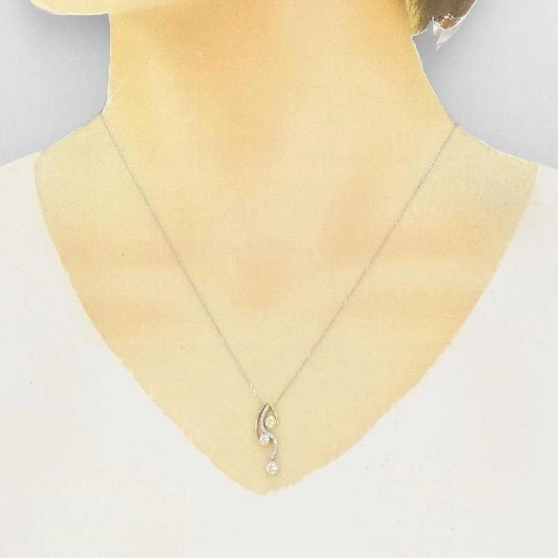 PT/K18YG/K18PG 2WAY Dây chuyền kim cương 0.56CT - Hàng hiệu Chính hãng 863183