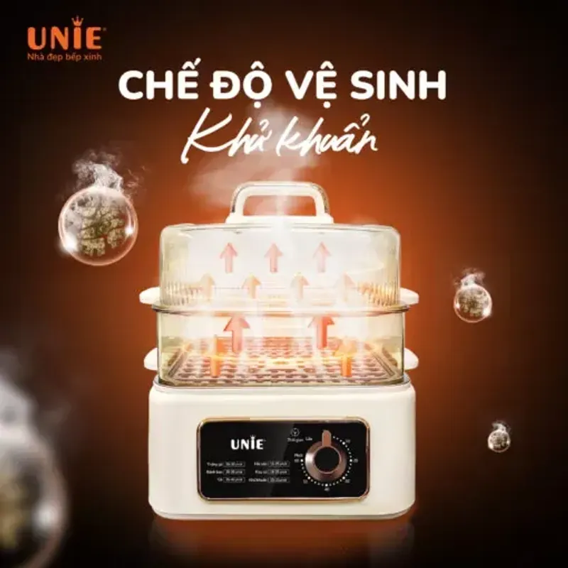 Nồi lẩu hấp đa năng Unie UE660  Dung tích 10L – đủ cho 5 đến 10 người ăn thoải mái.🍲 727505