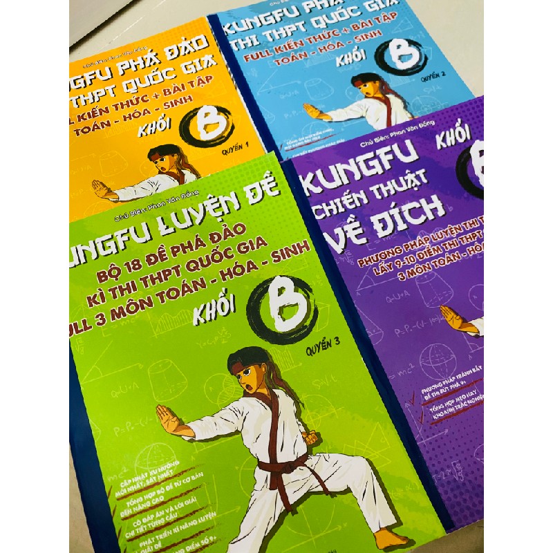 Bộ sách KungFu luyện thi khối B00 4230