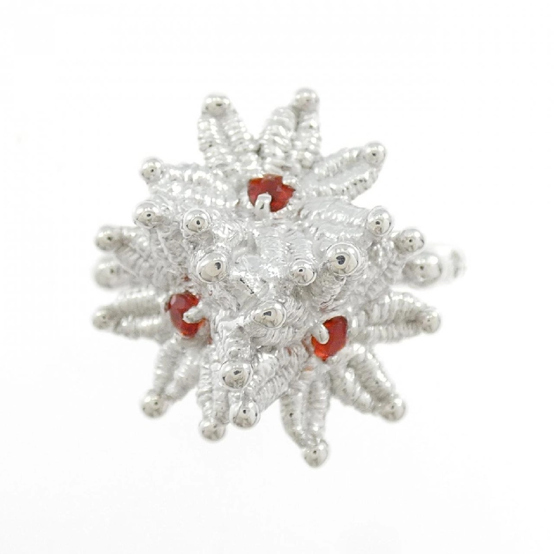 Nhẫn opal K18WG hoa 0.07CT 670570