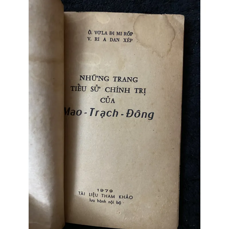 Những trang tiểu sử chính trị của Mao- Trạch Đông 1005841