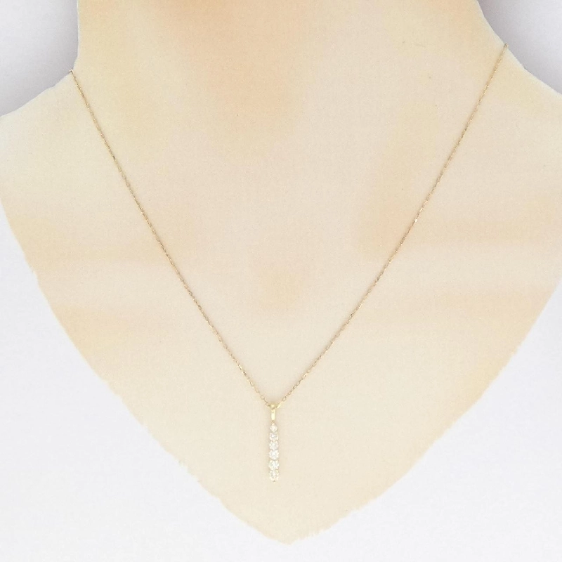 Dây chuyền kim cương K18YG 0.32CT - Hàng hiệu Chính hãng 868001