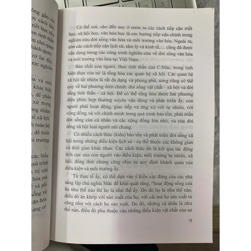 NHỮNG VẤN ĐỀ LÝ LUẬN VÀ THỰC TIỄN VỀ ĐỜI SỐNG VĂN HÓA, MÔI TRƯỜNG VĂN HÓA 594007