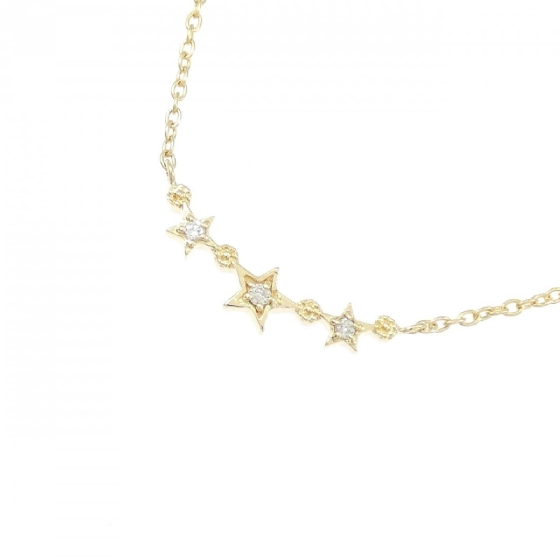 K18YG Ngôi sao Kim cương Dây chuyền 0.01CT - Hàng hiệu Chính hãng 862822