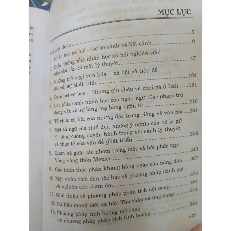MỘT SỐ VẤN ĐỀ LÝ THUYẾT VÀ PHƯƠNG PHÁP NGHIÊN CỨU NHÂN HỌC 711431