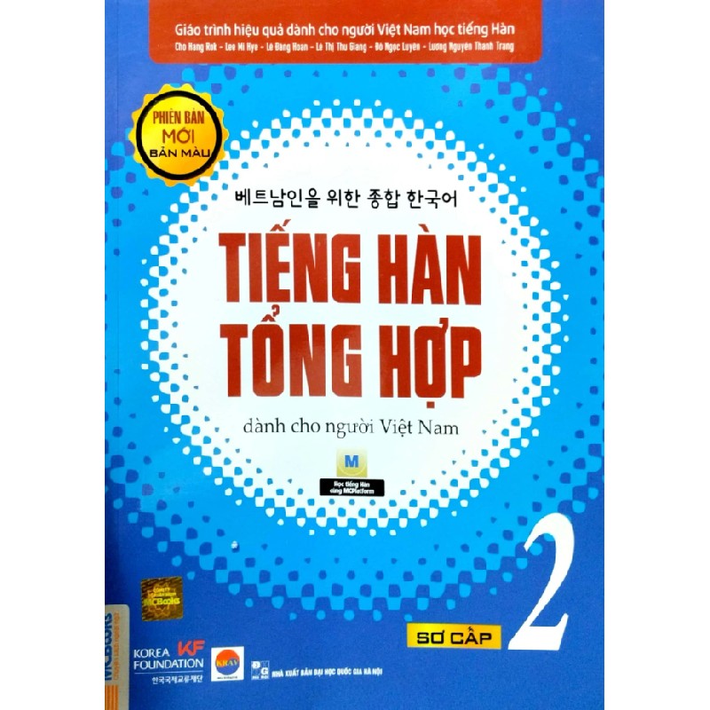 Tiếng Hàn Tổng Hợp Dành Cho Người Việt Nam - Sơ Cấp 2 - Bản Màu - Nhiều Tác Giả 187081