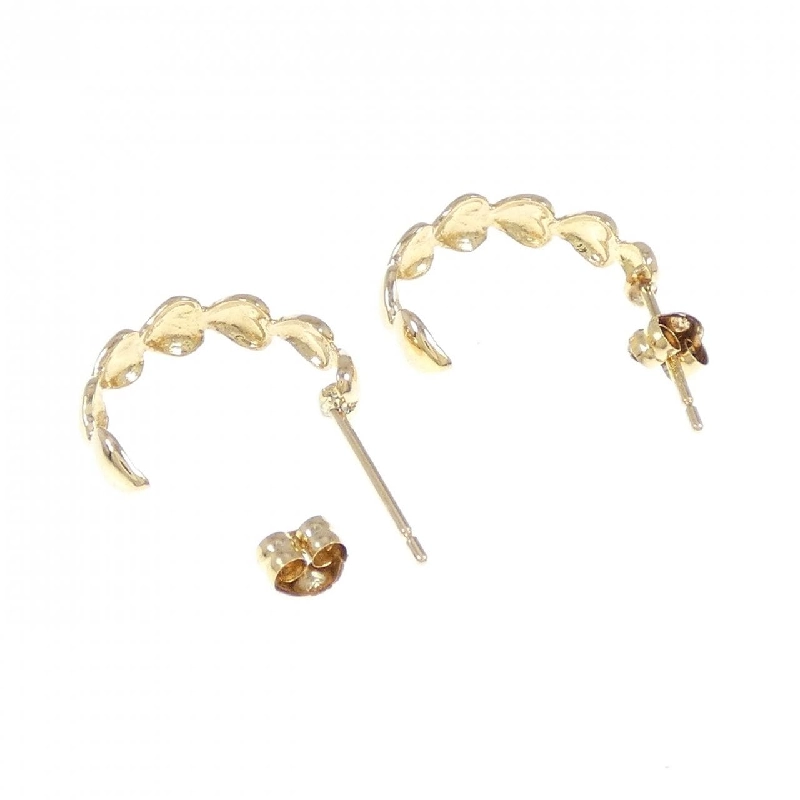 K18YG Bông tai hình trái tim - Hàng hiệu Chính hãng 871462