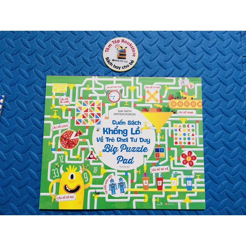 Set 4 cuốn sách khổng lồ về trò chơi tư duy 786931