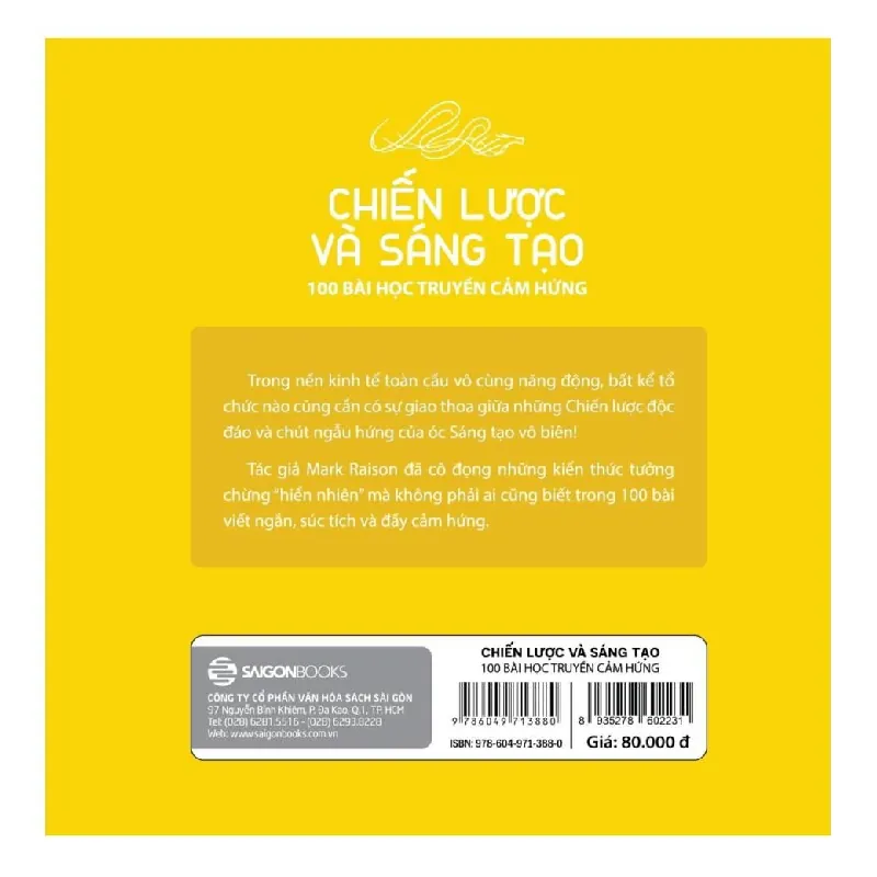Chiến Lược Và Sáng Tạo - Mark Raison 692464