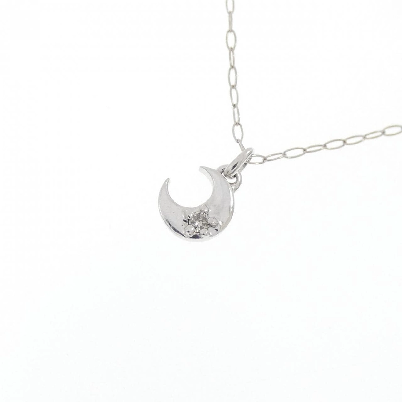 K10WG Moon Diamond Necklace - Hàng hiệu Authentic 860073