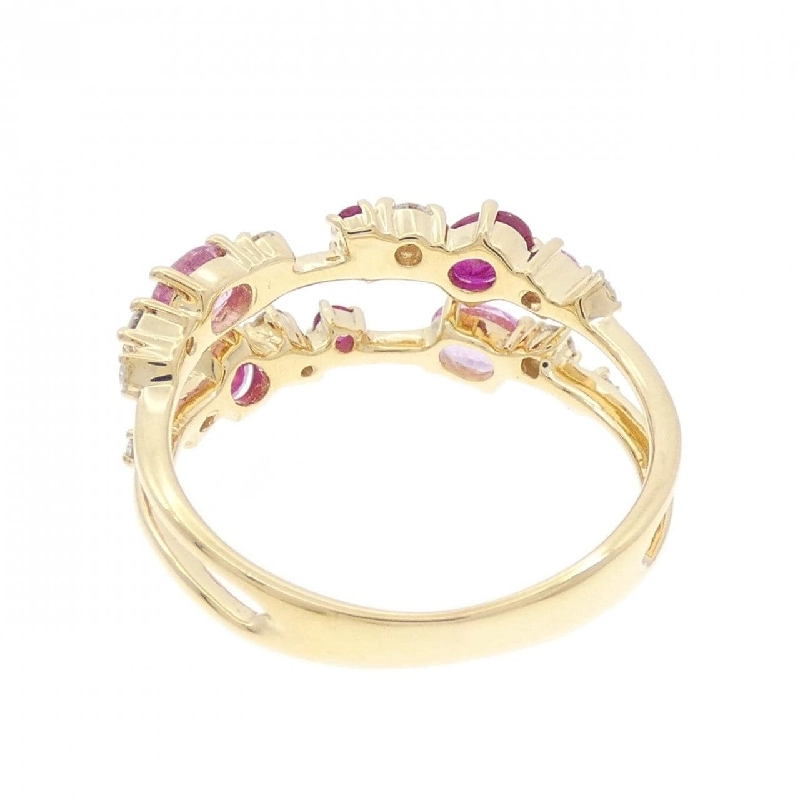 Nhẫn đá màu K18YG 673447