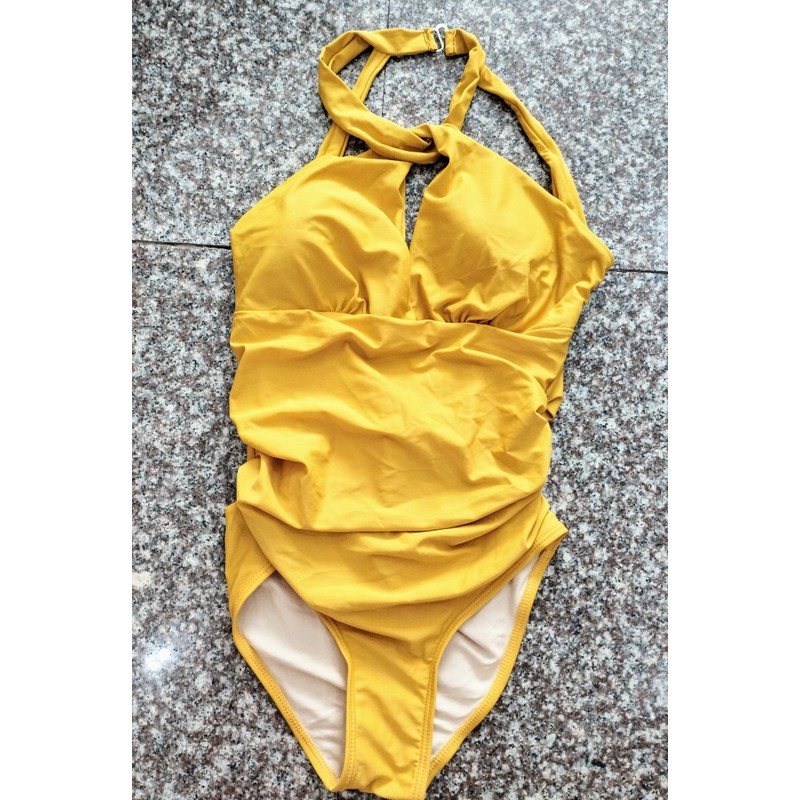 Bikini 1 mảnh màu vàng 145310