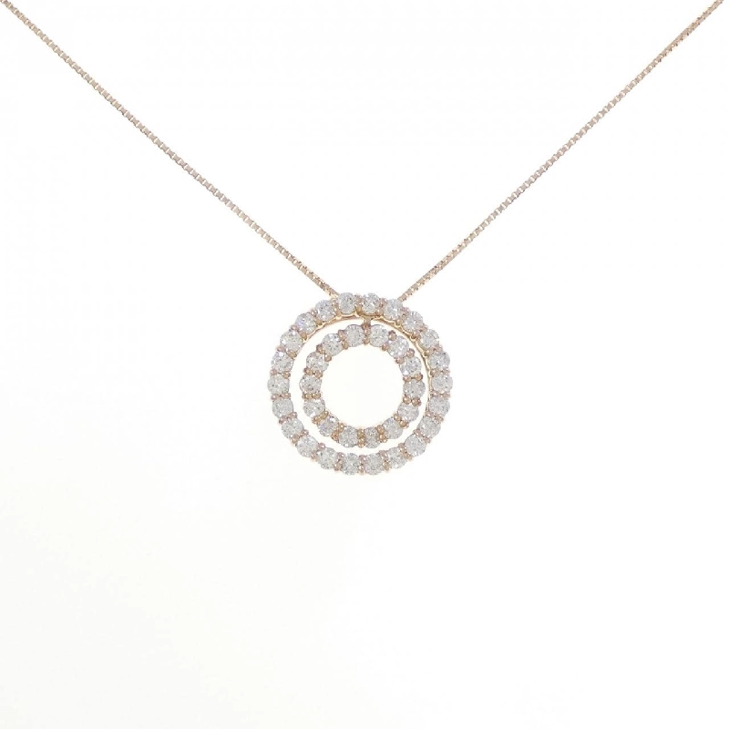 K18PG Dây chuyền kim cương 1.00CT - Hàng hiệu Chính hãng 865076