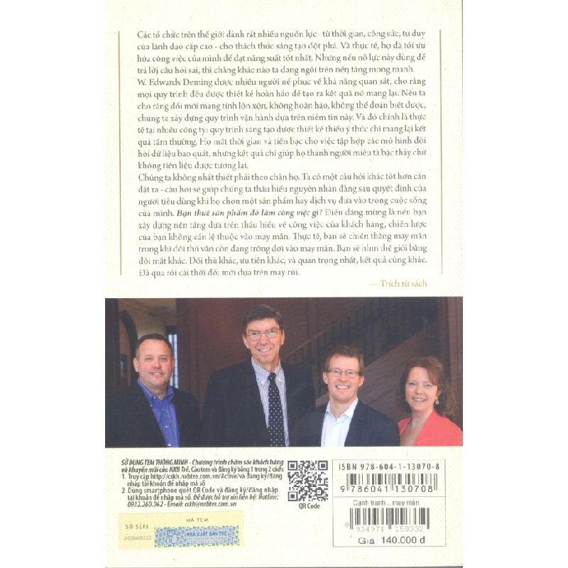 Cạnh Tranh Không Cần May Mắn - Câu Chuyện Về Đổi Mới Và Chọn Lựa Của Khách Hàng - Clayton M. Christensen, Taddy Hall, Karen Dillon, David S. Duncan 295089