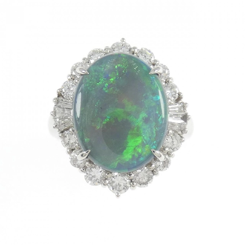 Nhẫn Opal Đen PT900 5.44CT - Hàng hiệu Chính hãng 850840