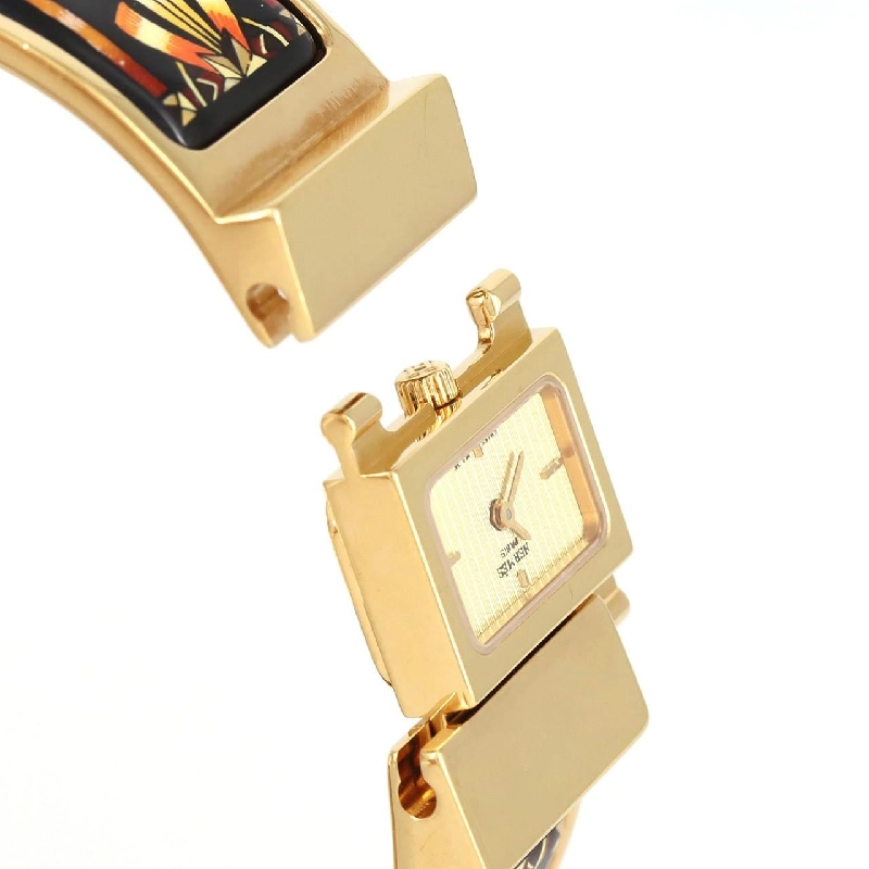 Hermès Roke Enamel GP LO1.201 GP Quartz - Hàng hiệu Authentic 875949