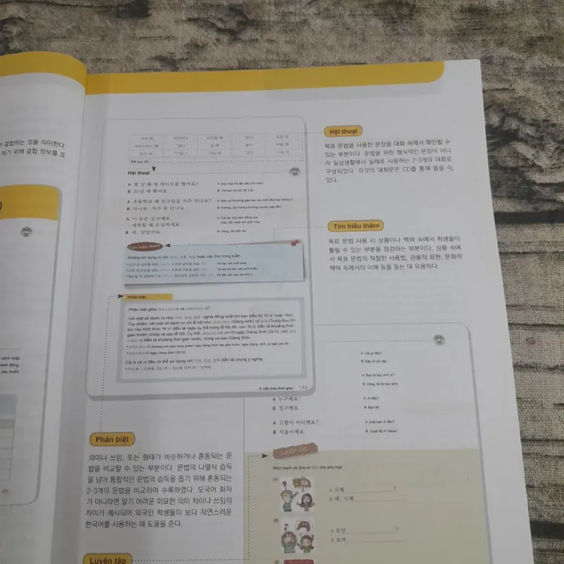 Tiếng Hàn-  Ngữ pháp sơ cấp -  In màu trình bày song ngữ 689311