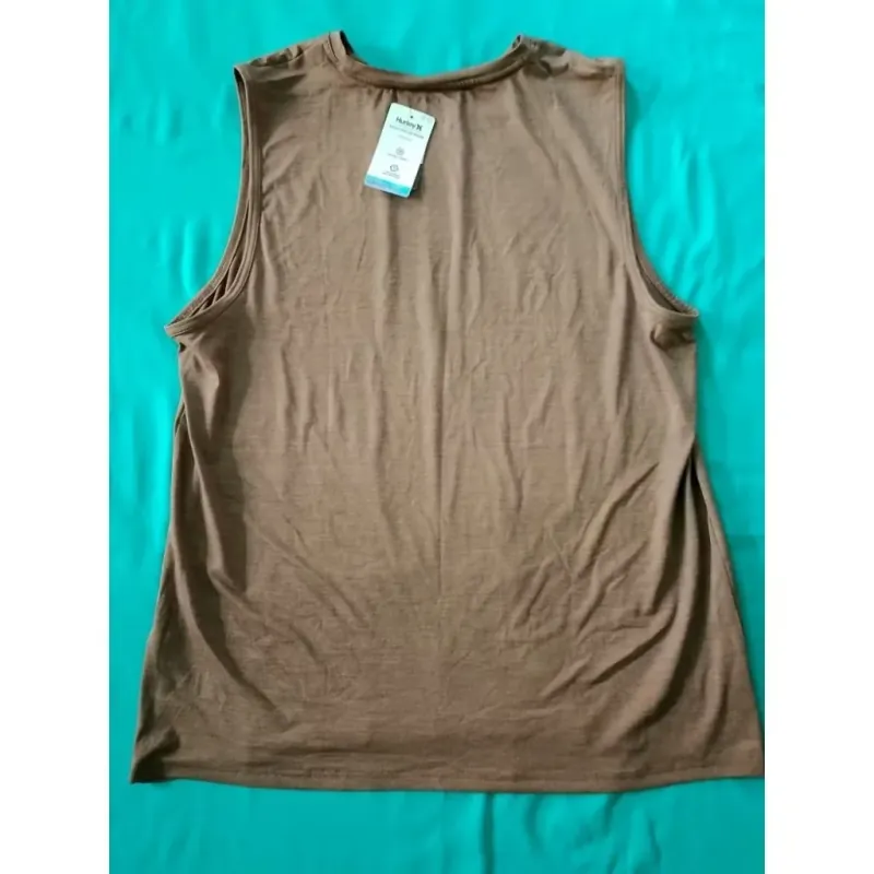Áo thun Hurley tank top size XL màu nâu 927654