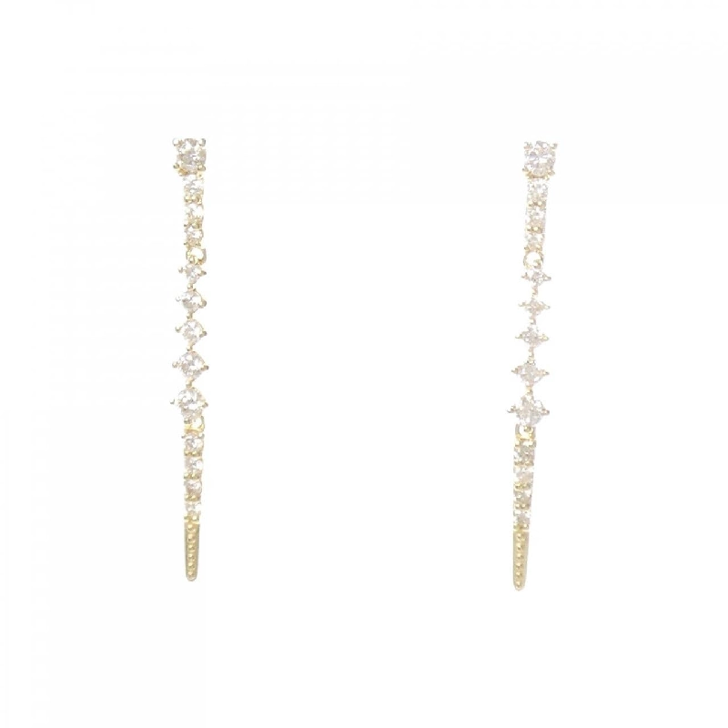 K18YG Bông tai kim cương 0.50CT - Hàng hiệu Chính hãng 867948