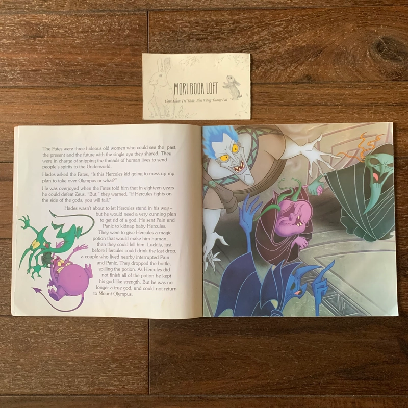 Sách ngoại văn Hercule, Used, Disney Book 532099