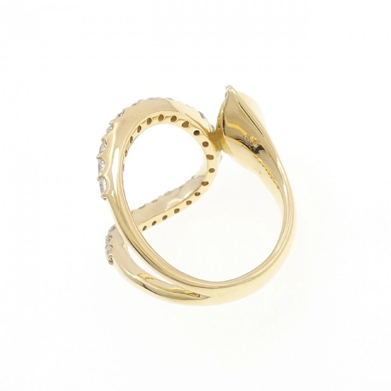 Nhẫn nhọn K18YG kim cương 0.68CT - Hàng hiệu Chính hãng 849840