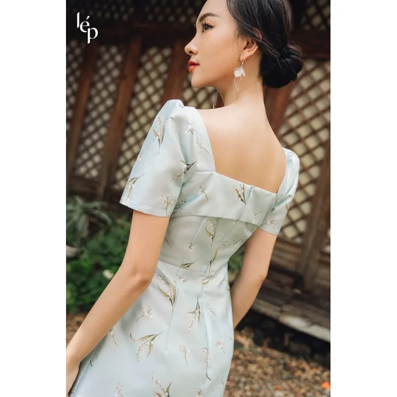 Váy hoa xanh của Lép 714639