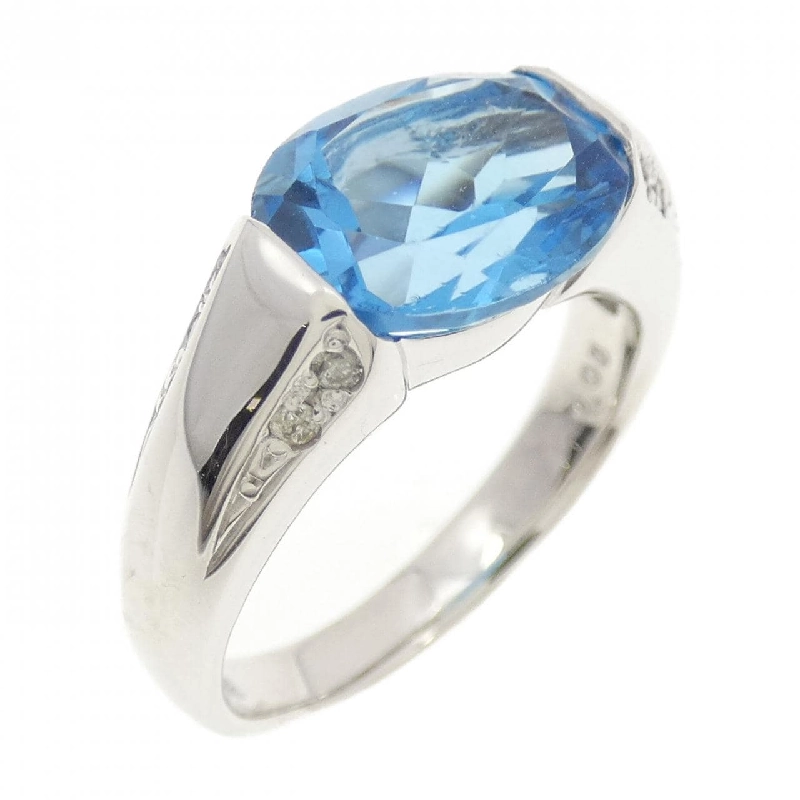 Nhẫn Blue Topaz K10WG 670660