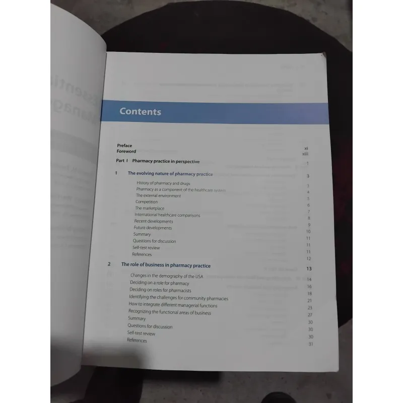 Essentials of Pharmacy Management  969990