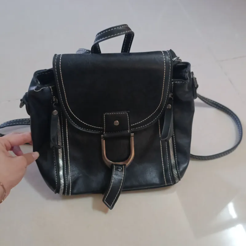 Bao lô dạ màu đen, mới 95% 1031358