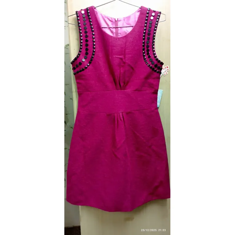 Váy Dạ size M mặc ít còn mới màu hồng eo 70_75 mặc đẹp  758128