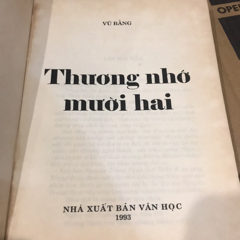 THƯƠNG NHỚ MƯỜI HAI (Bản in năm 1993) 520873