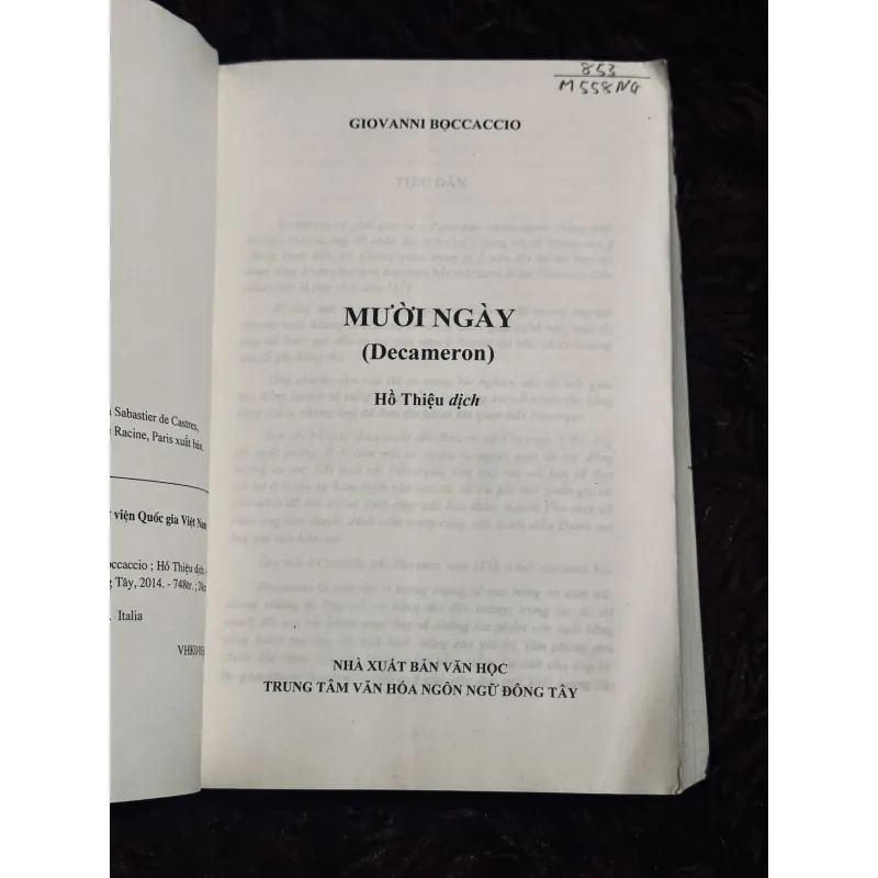 Mười ngày - G. Boccaccio 1008182