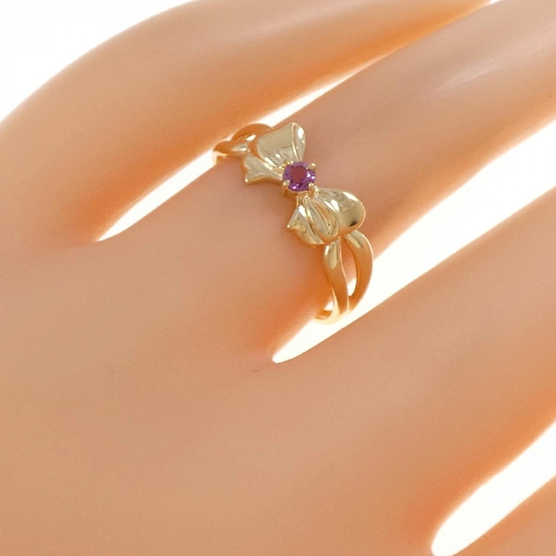 Nhẫn Garnet Ruy băng K18YG 667430