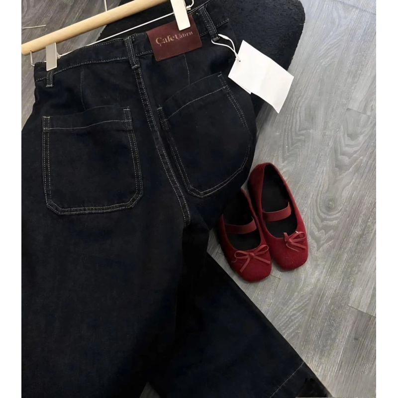 Quần jeans dáng dài (98cm) hàng QC chất mềm form đẹp #3225 473485