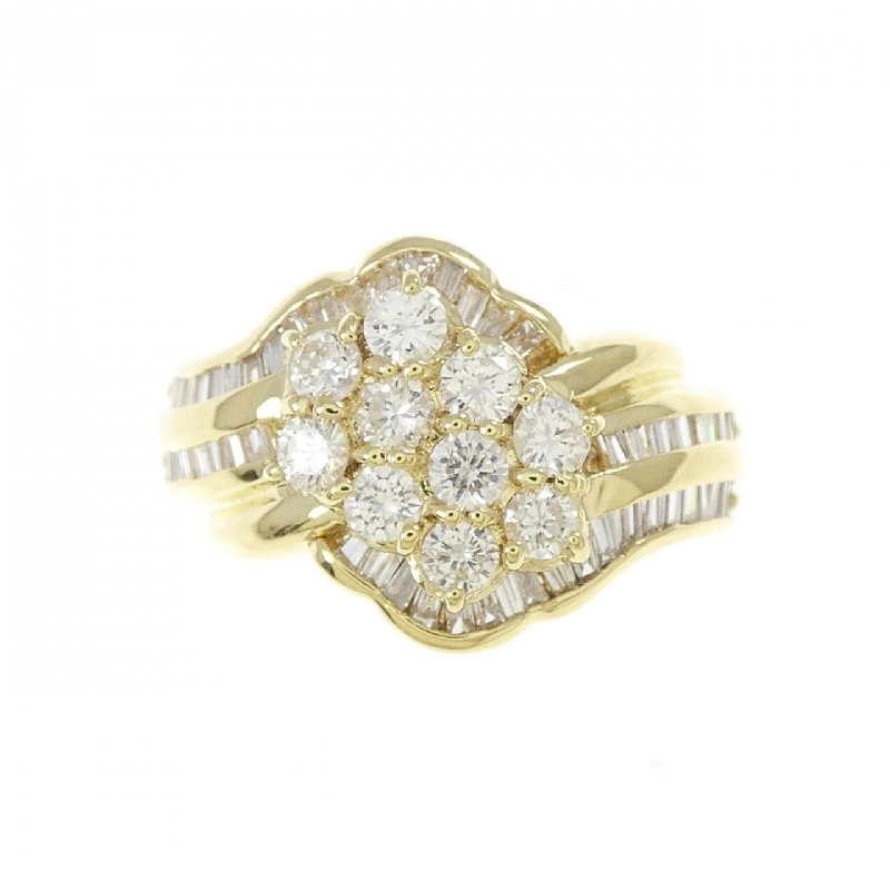 Nhẫn kim cương K18YG 1.07CT 666626