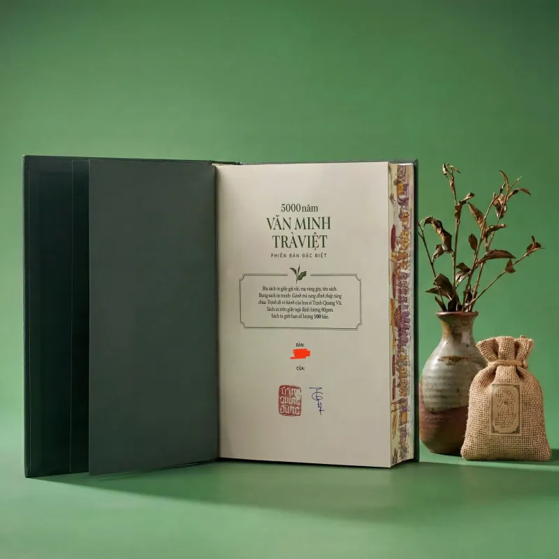 5000 Năm Văn Minh Trà Việt- Trịnh Quang Dũng ( ấn bản đặc biệt). 931540