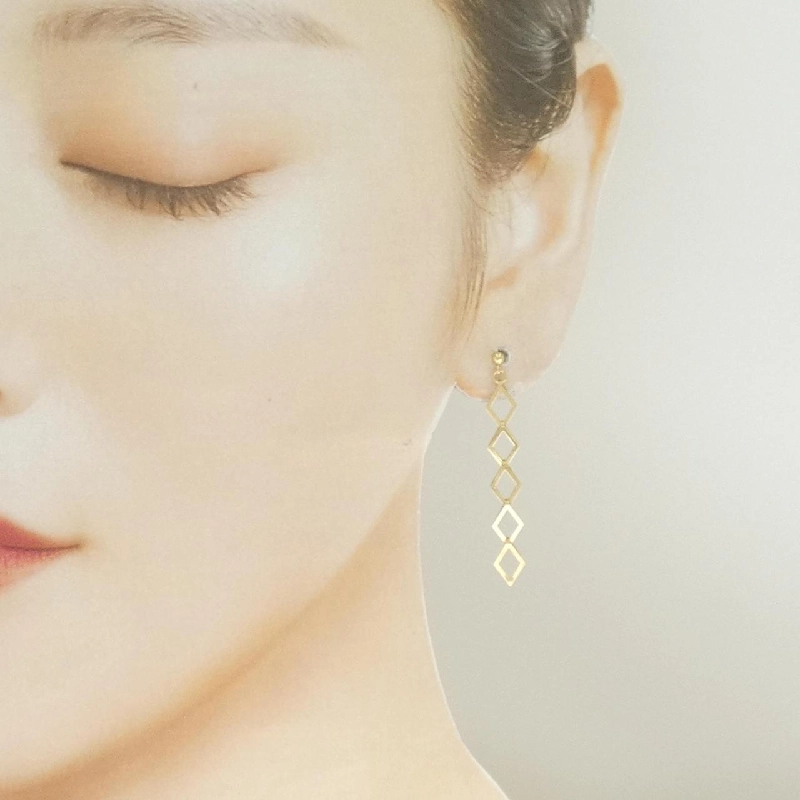 K18YG Bông tai - Hàng hiệu Authentic 873204