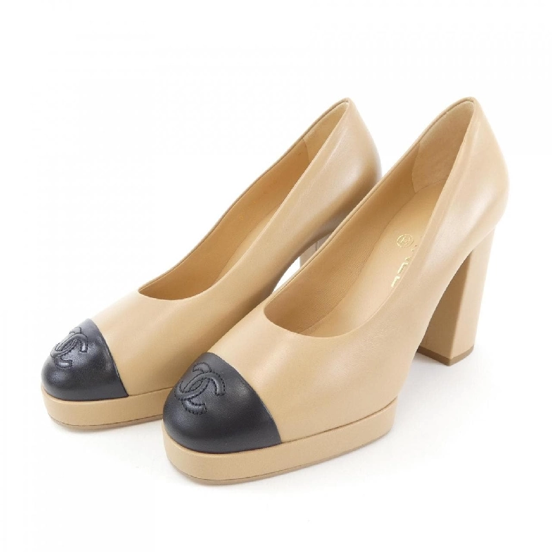 【Mã giảm giá】Giày cao gót CHANEL 663605