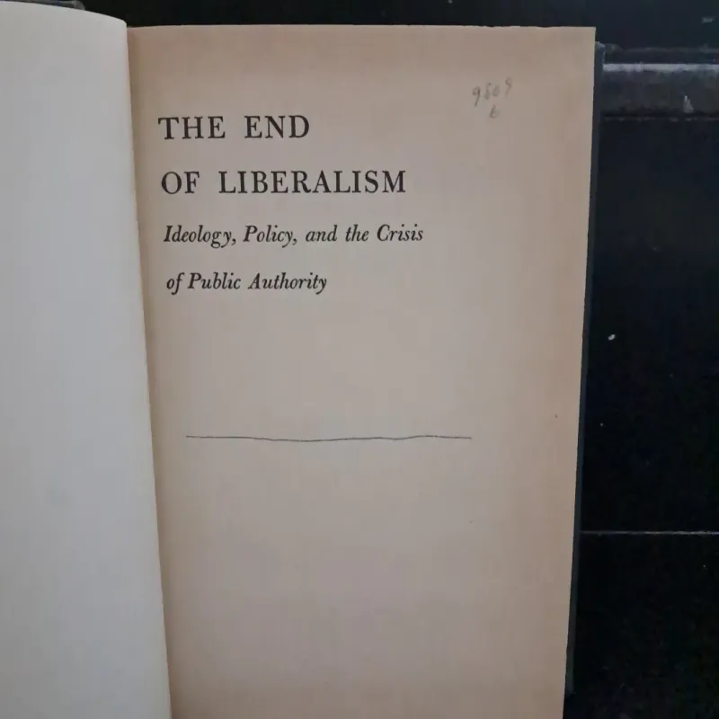 The end of liberalissm 1011448