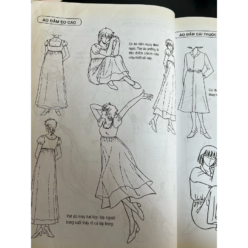 Vẽ truyện tranh theo phong cách Nhật Bản: bộ sưu tập áo đầm 777100