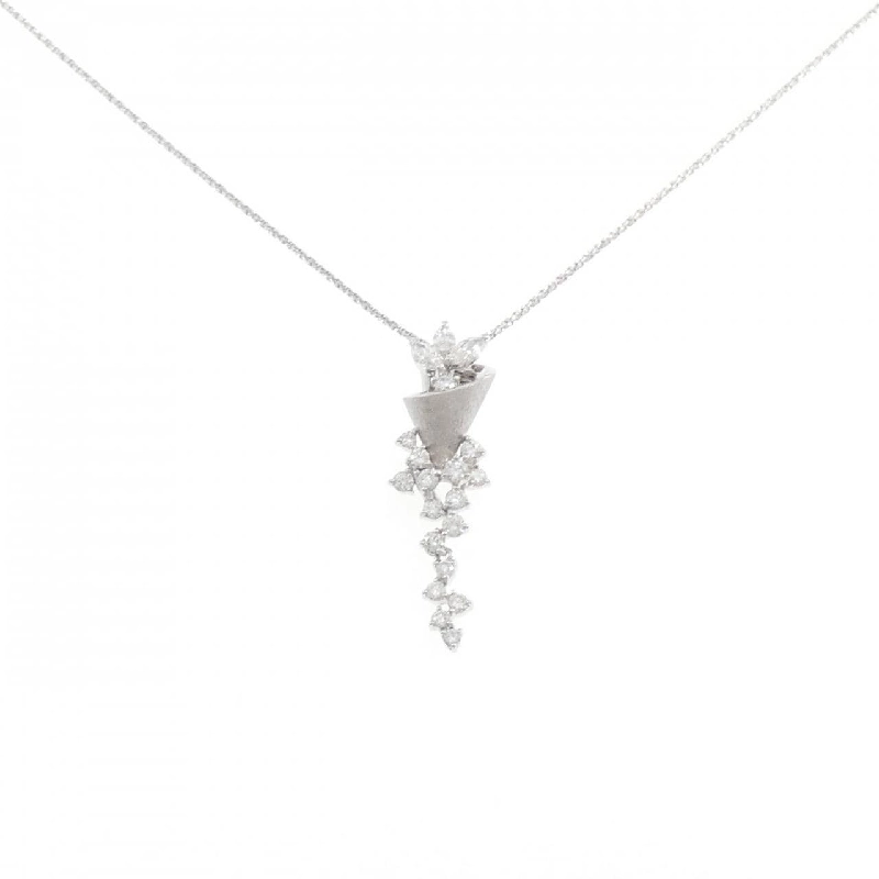 K18WG Dây chuyền kim cương 0.72CT - Hàng hiệu Chính hãng 857285