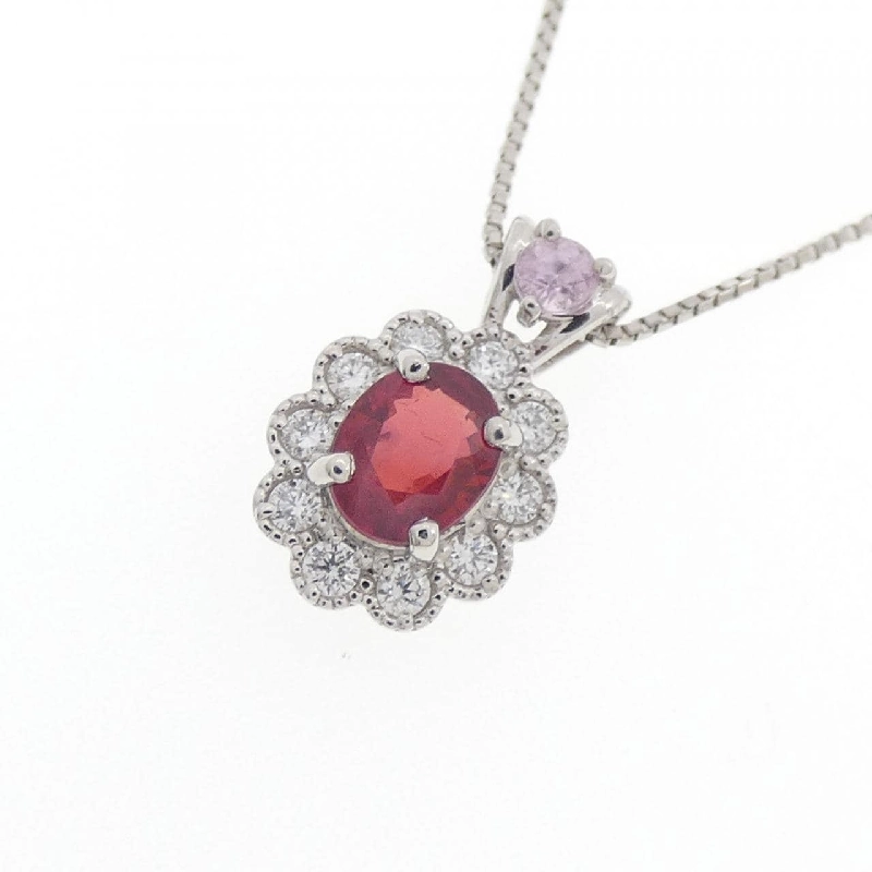 Dây chuyền ruby PT900/PT850 0.45CT - Hàng hiệu Chính hãng 862832