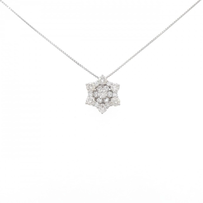 K18WG Dây chuyền kim cương 1.02CT - Hàng hiệu Chính hãng 862049