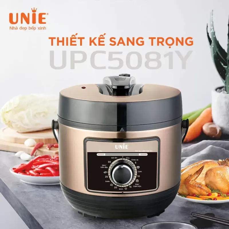 Nồi áp suất điện Unie 5L – Hầm xương, nấu cháo, ninh nhanh chóng 573268