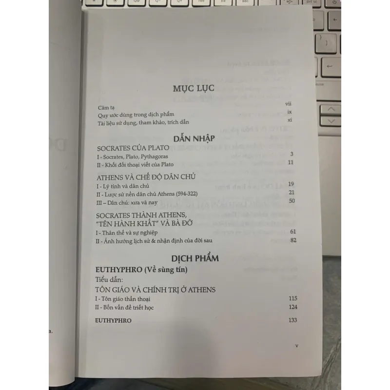 ĐỐI THOẠI SOCRATIC 1 (EUTHYPHRO, SOCRATES TỰ BIỆN, CRITO, PHEADO) - PLATO 601997