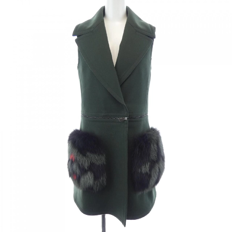 FENDI FF8342 6BZ Áo vest dài - Hàng hiệu Chính hãng 822764