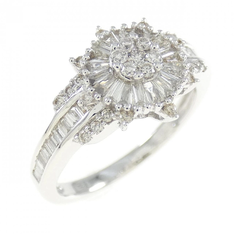 Nhẫn kim cương K18WG 0.62CT 673010